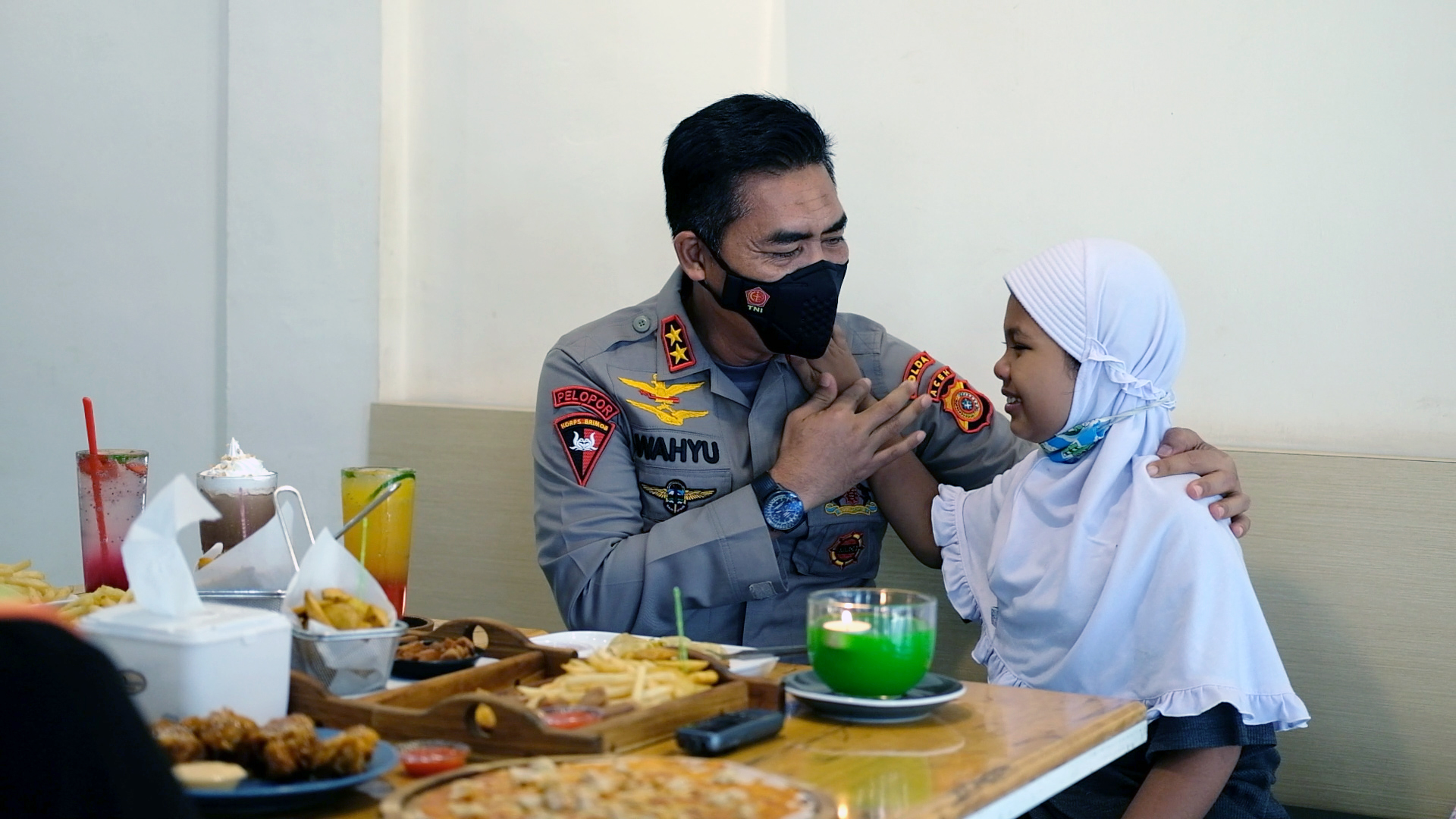 Kapolda Aceh Temui Nayla, Gadis Cilik Ingin Jadi Polwan