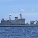 Kapal Angkatan Laut China Tiba di Bali Ikut Evakuasi Nanggala
