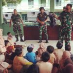 Kunjungi Kodim 0104/Atim, Anak TK Kenal Profesi TNI