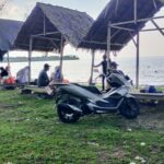 Pantai wisata desa Ganting ramai dikunjungi Pengunjung dari berbagai  warga Simeulue